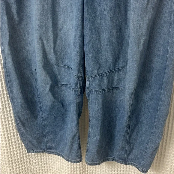 Gap Women’s Denim Pull-On Barrel Jeans XL - Picture 7 of 13